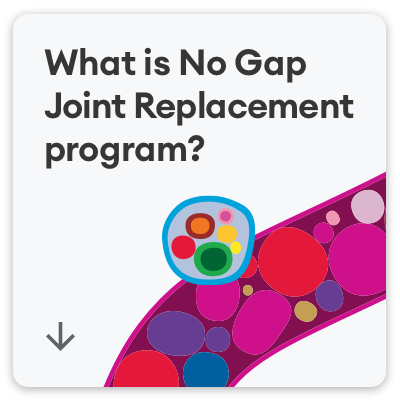 What is the No Gap Joint Replacement program
