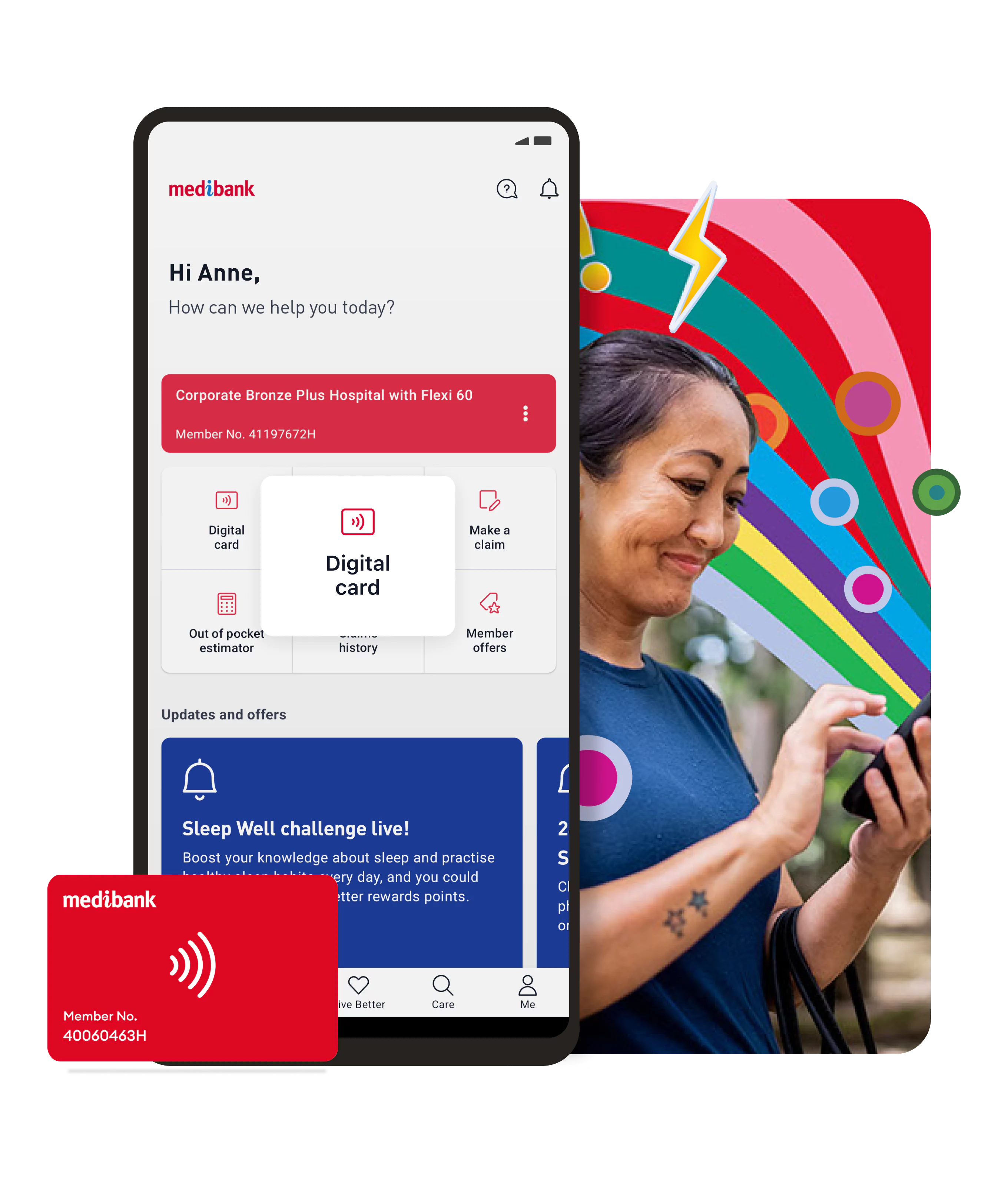 Medibank digital card